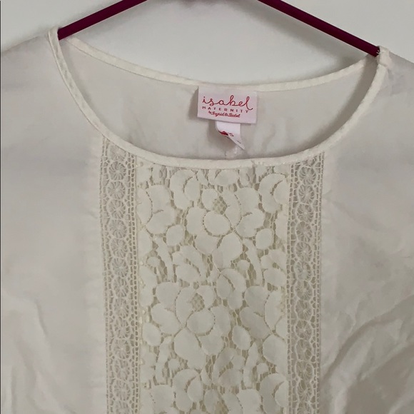 🤰🏻 Isabel Maternity Lace Top - Picture 2 of 3